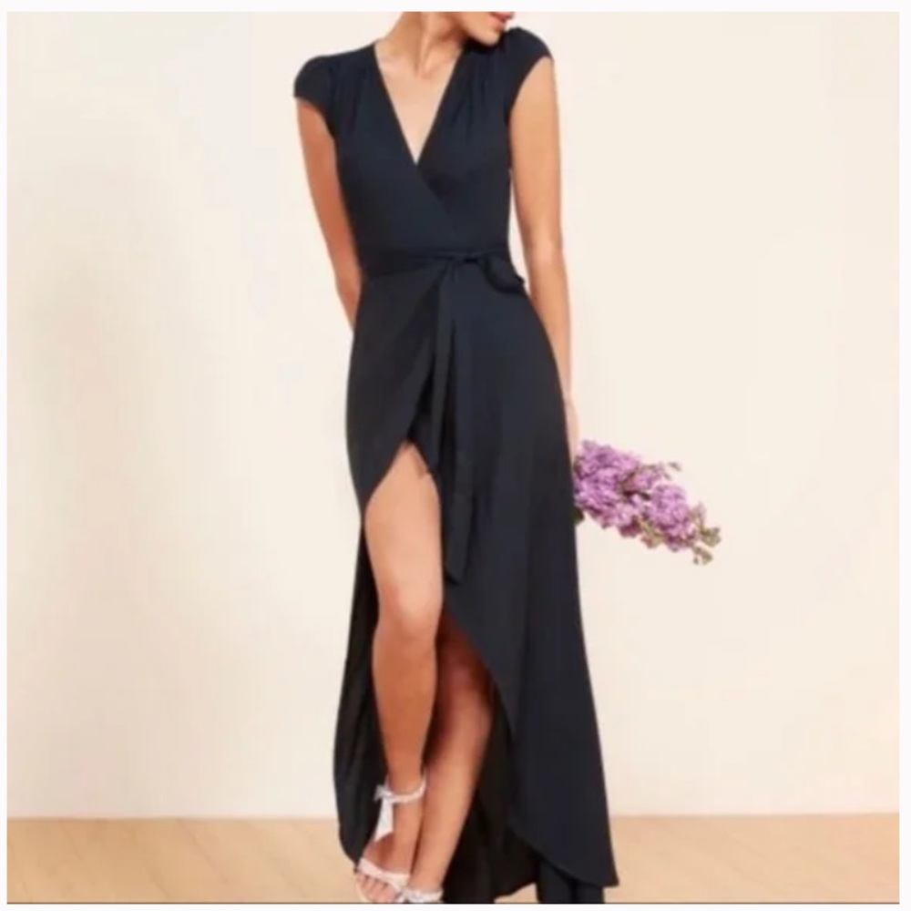 Reformation Chamomile Wrap Dress